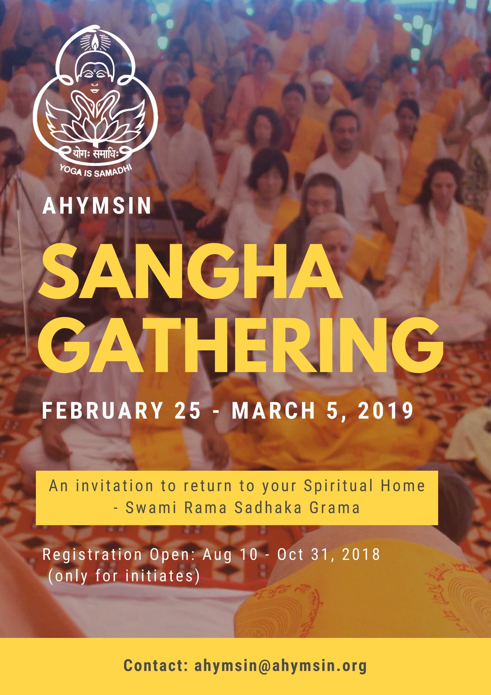 An Invitation to Return Home – AHYMSIN Sangha Gathering 2019