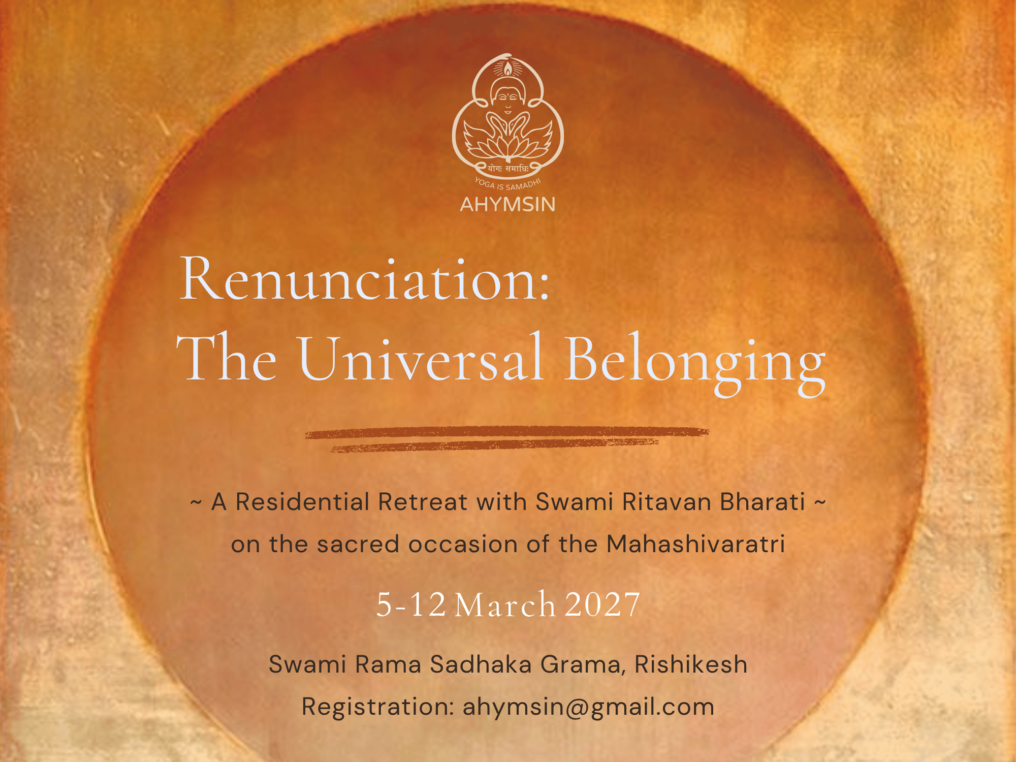 Renunciation The Universal Belonging
